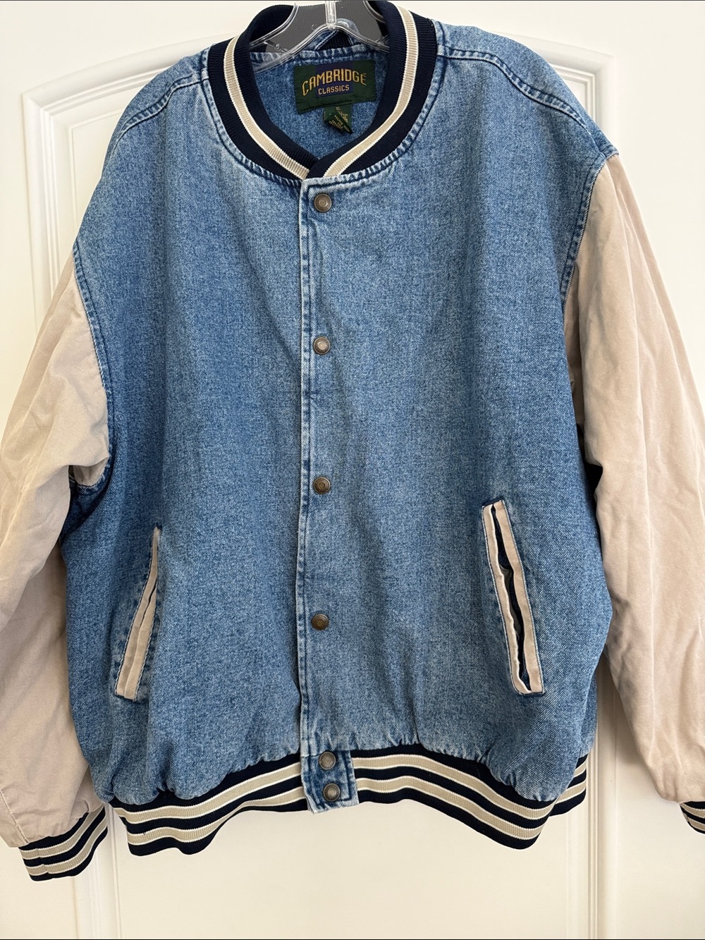 Cambridge Classics Two-Tone Varsity Bomber Jacket